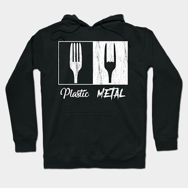 Funny heavy metal rocker fork rock music gift Hoodie by MrTeee